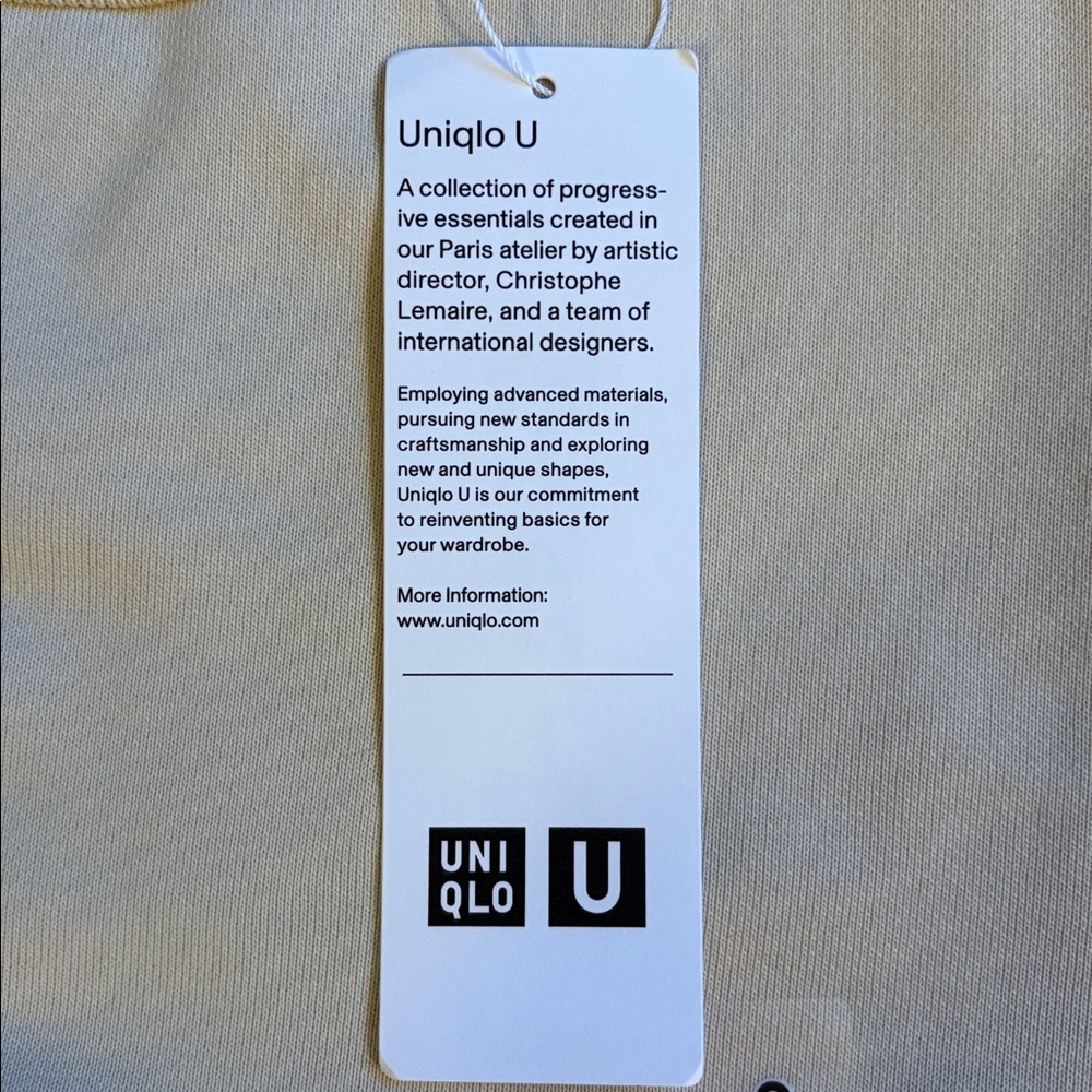 Uniqlo U crewneck sweatshirt pullover ecru S - Picture 7 of 15